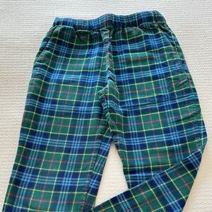 Mini Boden Plaid Flannel Joggers